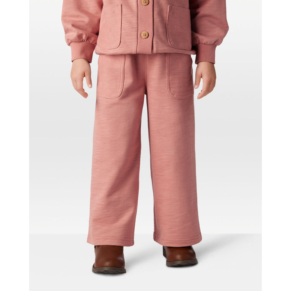 Pantalon Large en Coton Fille Carter's - Rose
