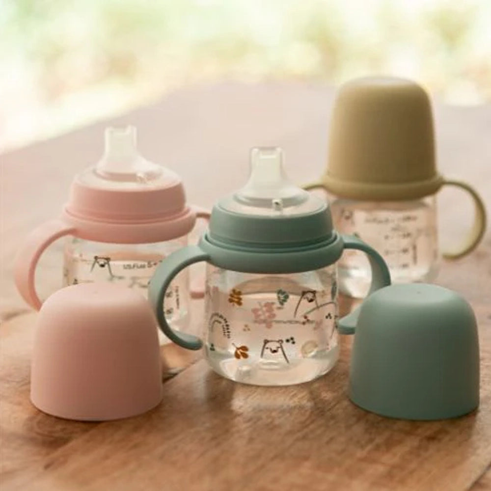 Suavinex Biberon avec Anses & Bec Silicone Anti-Colic 150ml 6M+ - Vert