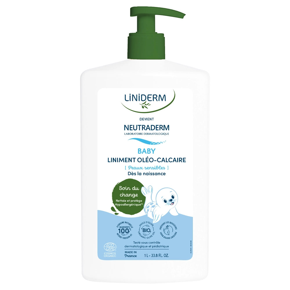 Neutraderm Liniderm Stabilized Oleo-Limestone Liniment Pump - 1L