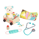 B. Toys Trousse de Docteur & Ours en Peluche & Livre Cartonné 2A+