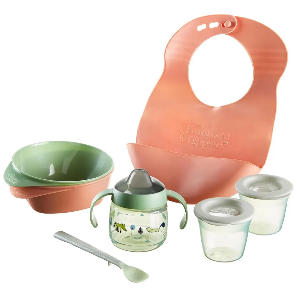 Tommee Tippee Kit d'Apprentissage en Silicone 4M+