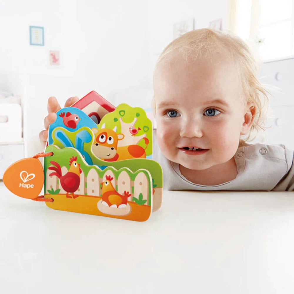 Hape Livre d'Animaux de la Ferme 10M+