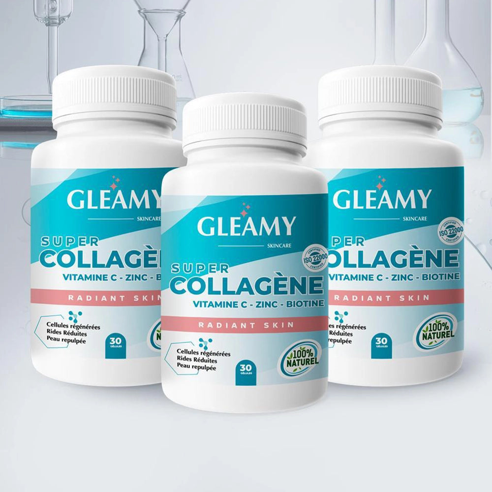 GLEAMY SUPER COLLAGENE 30 Gélules Lot de 3