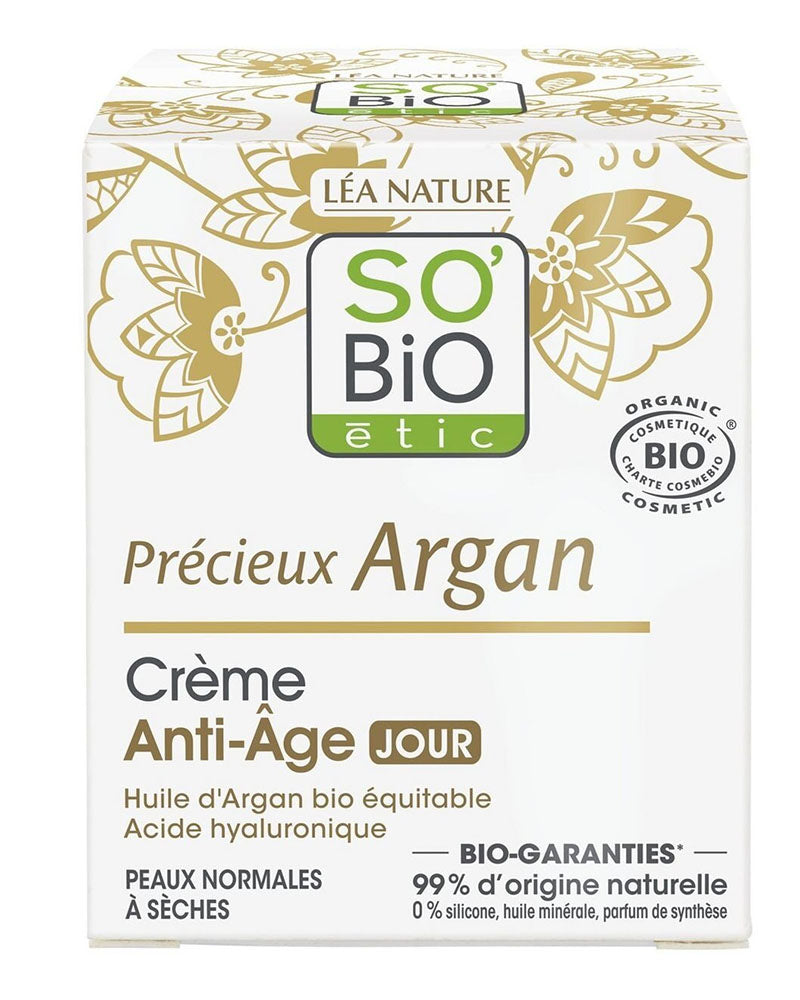 So Bio Crème De jour Visage Anti-âge Argan 50ml