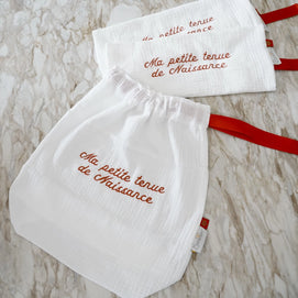 Pochon / Tkimcha Ma Petite Tenue de Naissance - Terracotta