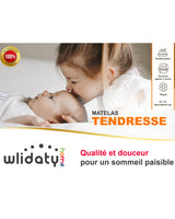 Wlidaty Home Matelas pour Bébé Tendresse 60x120 cm