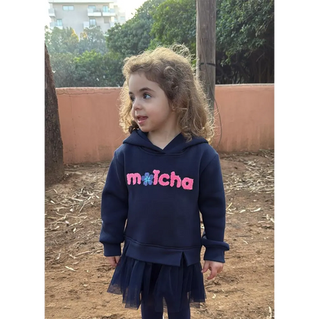Maïcha Robe a Capuche – Bleu