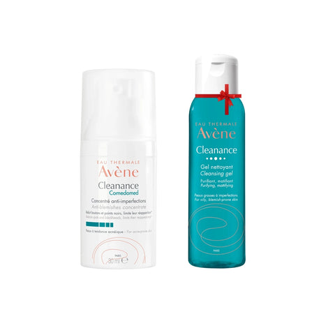 Offre : Avène Cleanance Comedomed Concentré Anti-Imperfections 30ml + Gel Nettoyant 100ml Offert