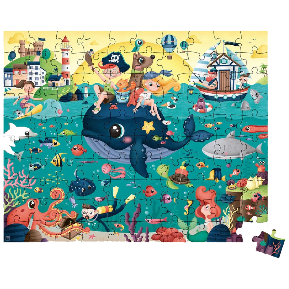 Eurekakids Puzzle Submarino 100 Piezas 5A+