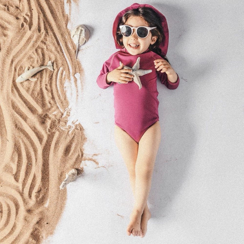Shems Kids Combinaison Anti-UV Raiponce - Rose