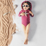 Shems Kids Combinaison Anti-UV Raiponce - Rose