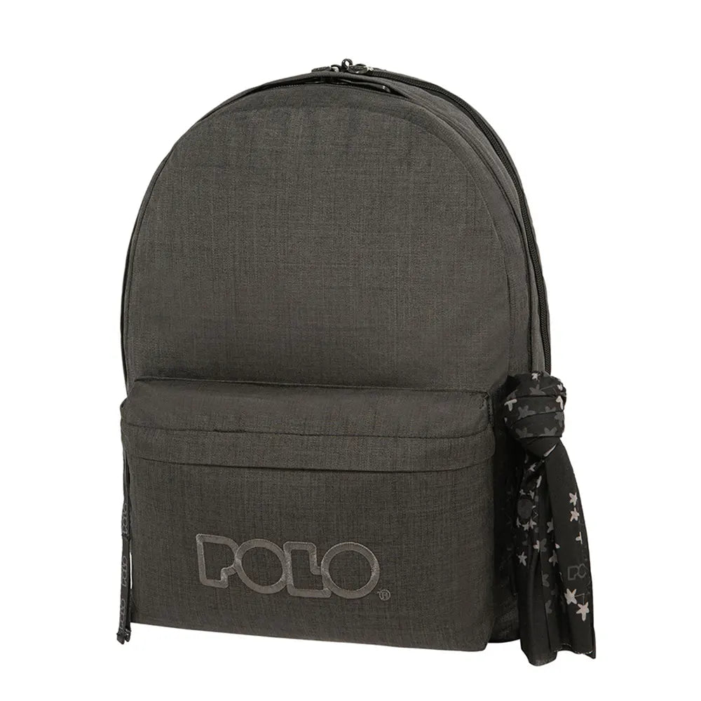 Sac à Dos Polo Double Poches - Gris