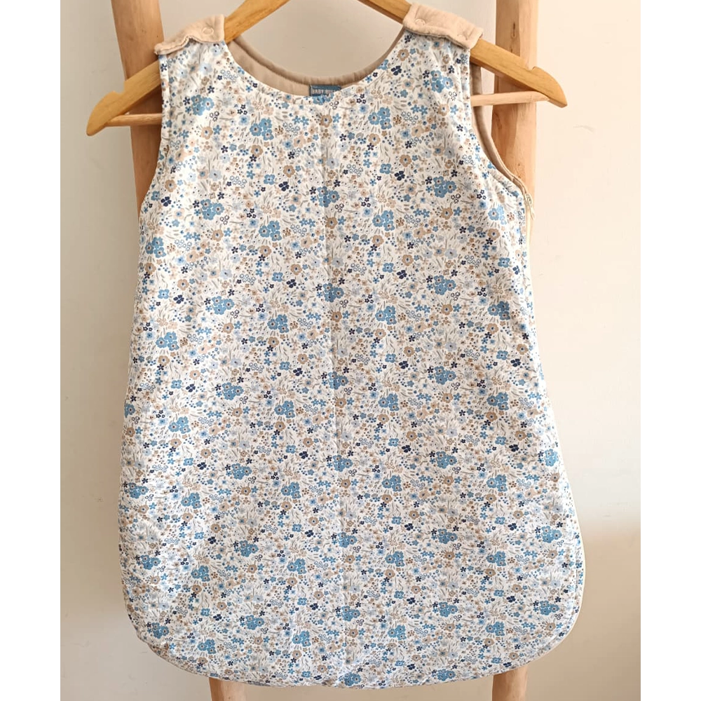 Baby Bulle Gigoteuse Pour Bébé - Fleuri Bleu & Beige – TOG 2,5