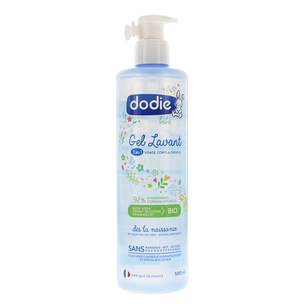 Dodie Gel lavant 3 en 1 Flacon Pompe - 500ml