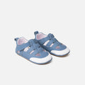Cuteshez Soft Leather First Walker Sandals - Blue