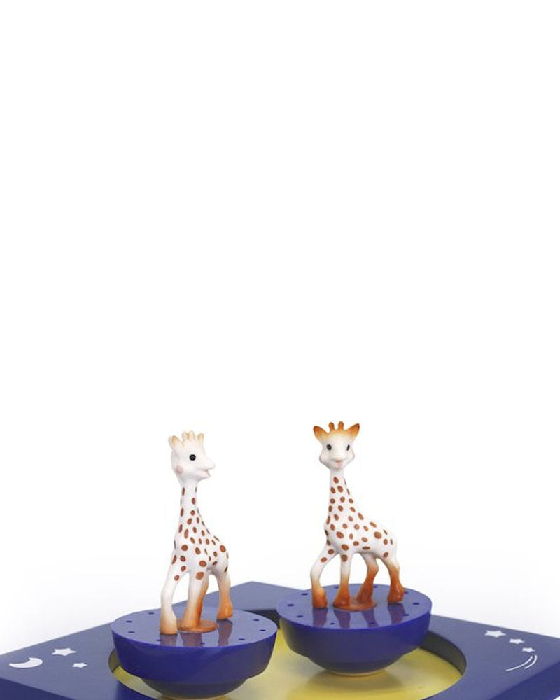 Trousselier Boite à Musique Dancing Sophie La Girafe - Bleu