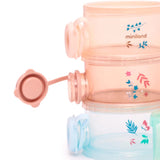 Miniland Set de 4 Pots pour le Lait - Multicolore