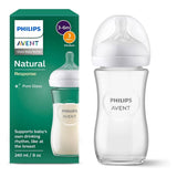 Philips Avent Natural Glass Baby Bottle 3-6M - 240ml