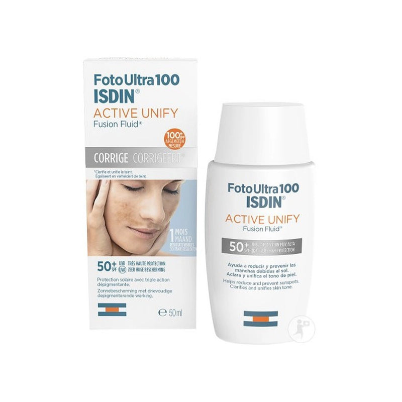 ISDIN Foto ultra active unify Transparent spf50+ 50ml