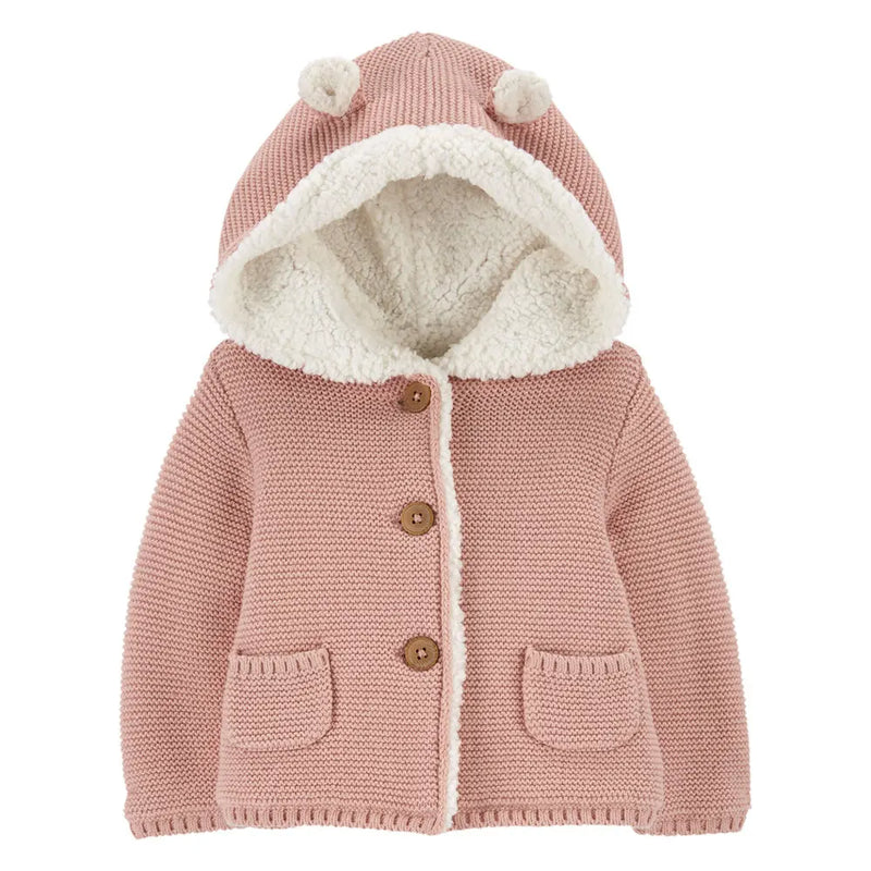 Carter's Sherpa Lined Hoodie - Pink