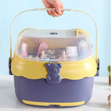 Boîte de Stérilisation Portable pour Accessoires de Bébé – Motif Ours