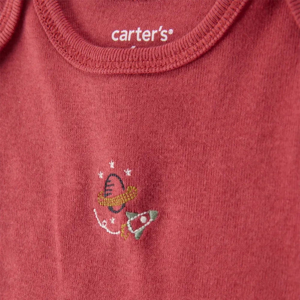 Carter's Boy's 7-Pack Short Sleeve Cotton Bodysuits