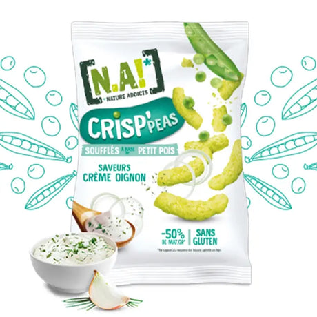 N.A ! Chips Crisp'Peas 50g - Crème Oignon