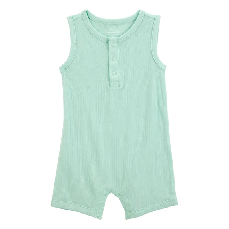 Barboteuse Côtelée PurelySoft Bébé Carter's - Menthe