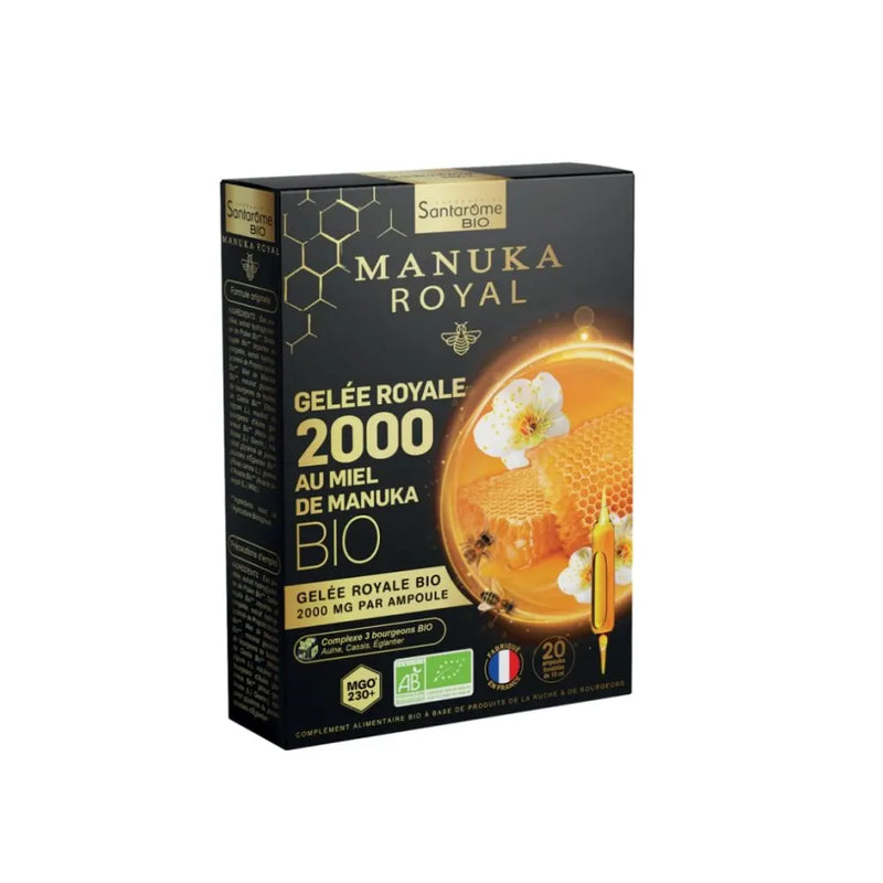 سانتاروم بيو مانوكا رويال غذاء ملكات النحل 2000 - 20 أمبولة