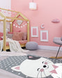 Tapis Rectangulaire KID'S COL 80x150 cm Un Amour de Tapis - Rose