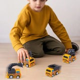Set of 4 Friction Construction Vehicles - 3Y+