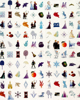 Disney Frozen II 1000 Stickers - Green