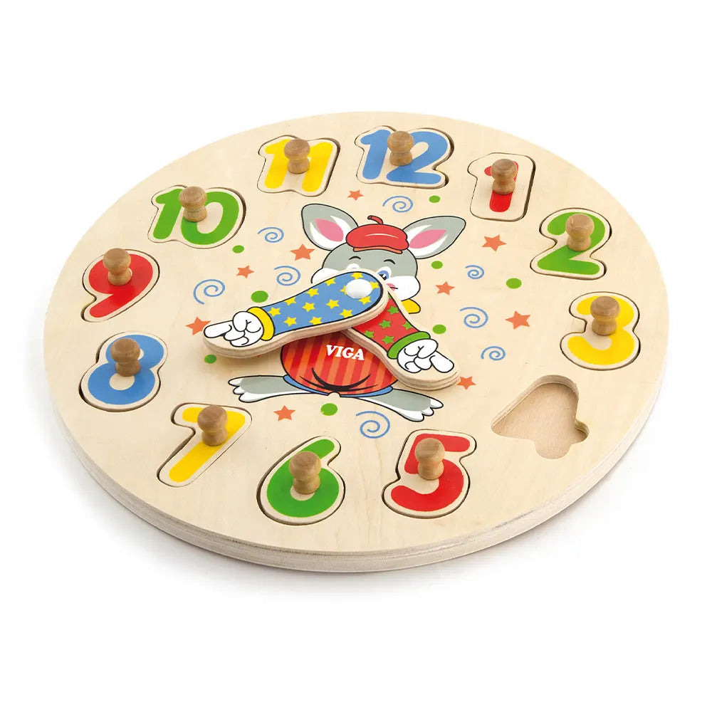 Viga Toys Puzzle d'Horloge 2A+