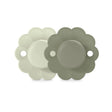 Suavinex Pack de 2 Sucettes Physiologique 6-18M - Aqua & Green