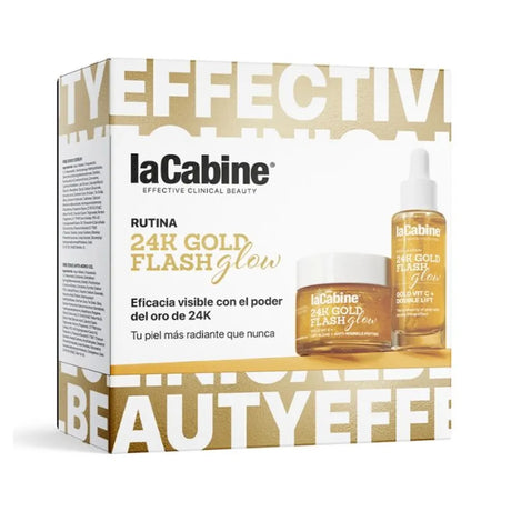La Cabine 24K Gold Flash Serum 30ml + Cream 15ml