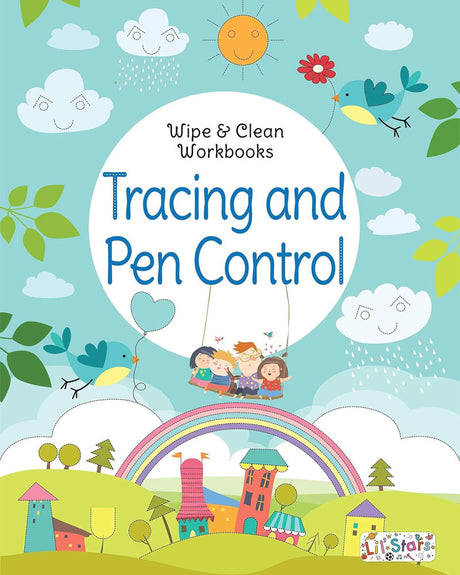 Wipe & Clean Workbooks - Tracing And Pen Control