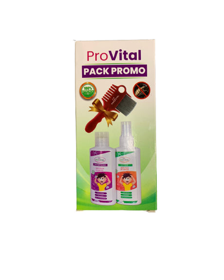 Pro-Vital Pack Anti Poux Lotion et Shampoing + Peigne