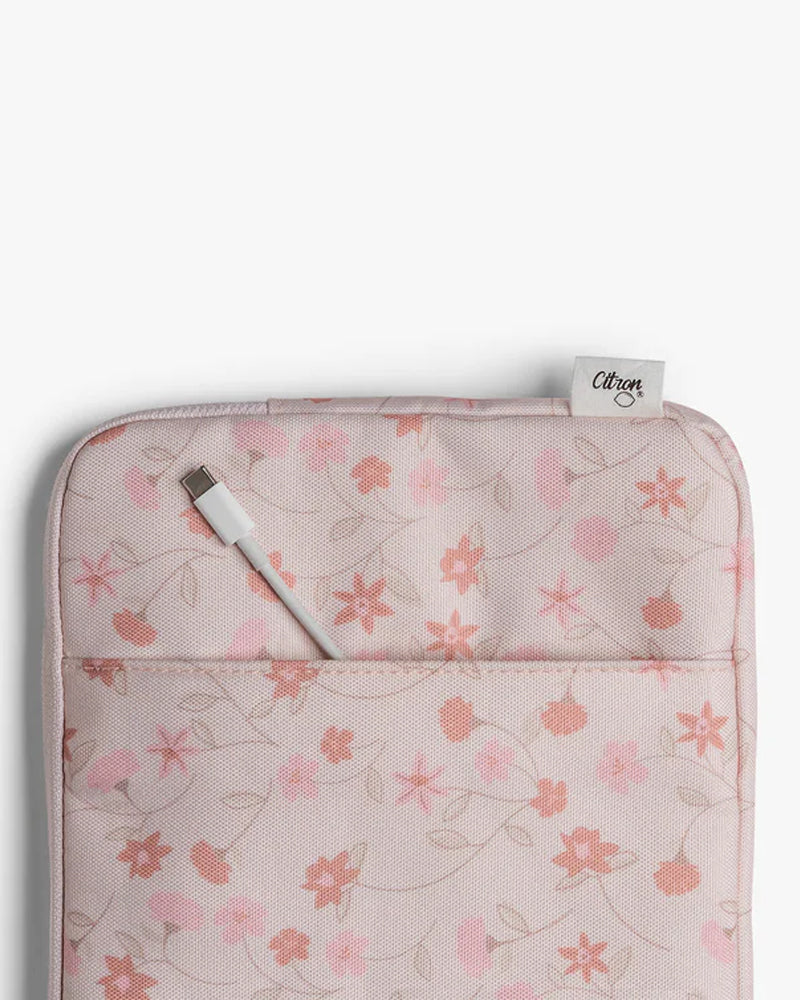 Housse de Protection Tablette 11" Citron - Fleurs