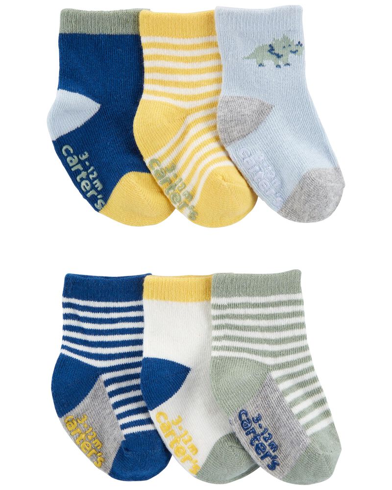 Lot de 6 Chaussons Bébé Carter's - Multi