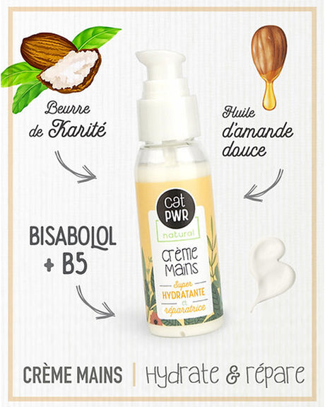 UrbanK Crème Mains Hydratante et Réparatrice à la Karité + Amande Douce - 40g