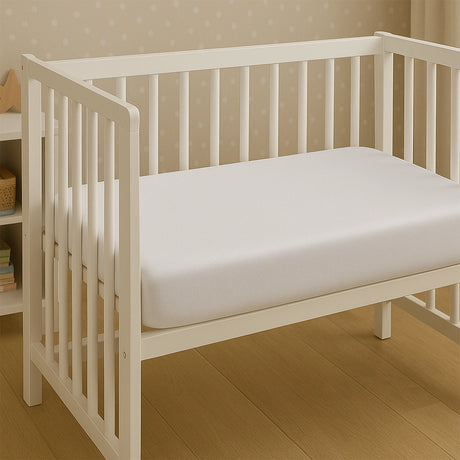 Babymat Drap Housse 140x70 cm- Blanc
