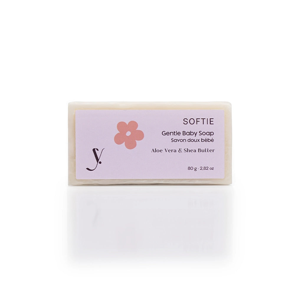 Yazine Savon Doux Bébé À Aloe Vera & Beurre de Karité - 80g