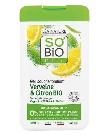 So Bio Gel Douche Verveine Citron 450 ml