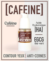 UrbanK Contour Yeux & Anti-Cernes Sérum de Jour Défatiguant Caféine + HA - 15ml