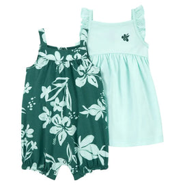 Ensemble 3 Pièces Barboteuse & Robe & Couvre-Couche