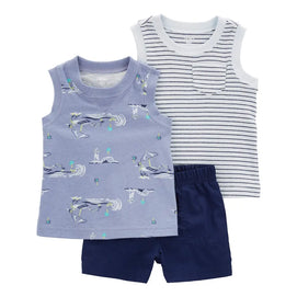 Ensemble 3 Pièces Carter's - Océan Bleu