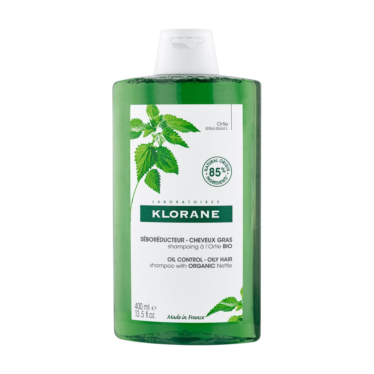 Klorane - Seboreducing Shampoo with ORGANIC Nettle - Oily hair 400 ml