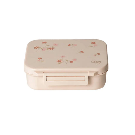 Lunchbox Tritan 3 Compartiments Citron - Fleurs