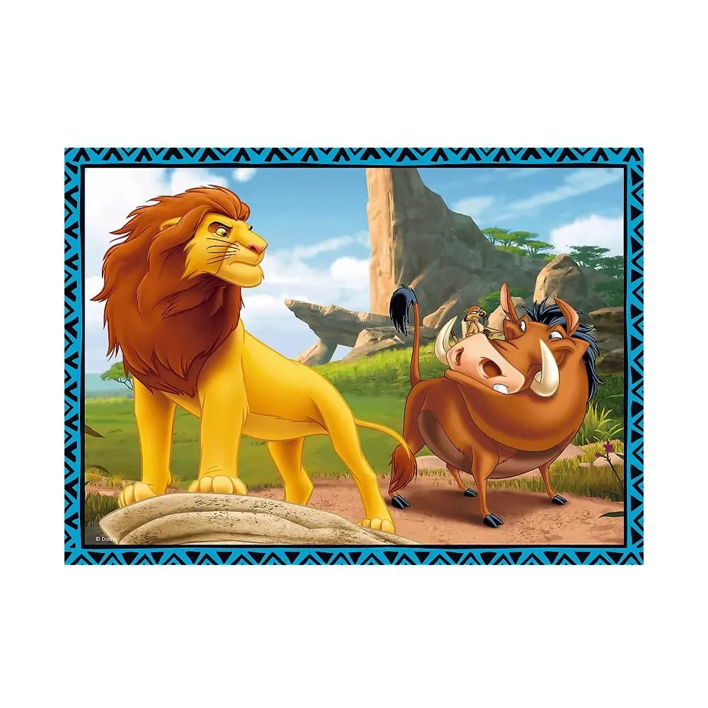 Trefl 4-in-1 Lion King Adventures Puzzle - 4A+