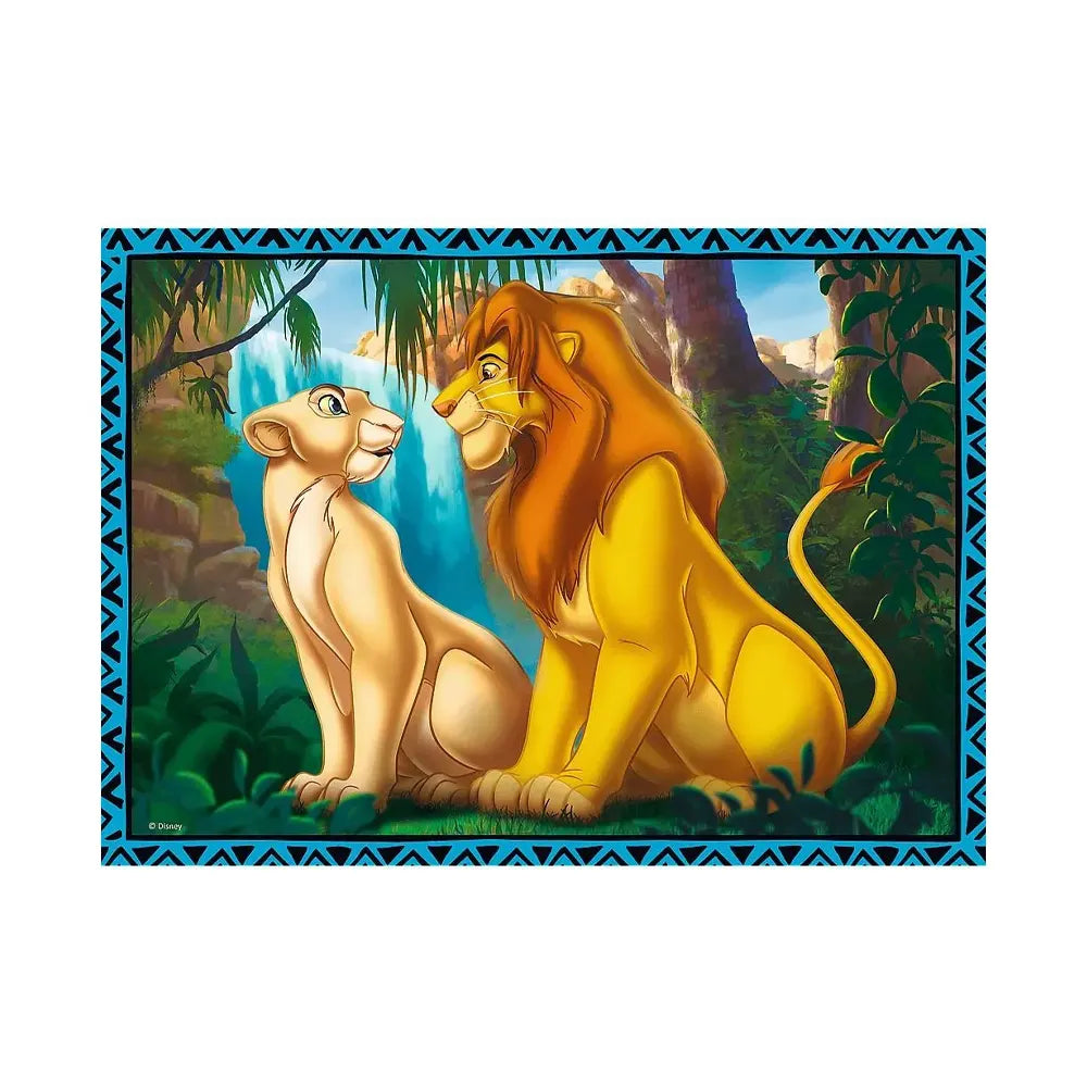 Trefl 4-in-1 Lion King Adventures Puzzle - 4A+